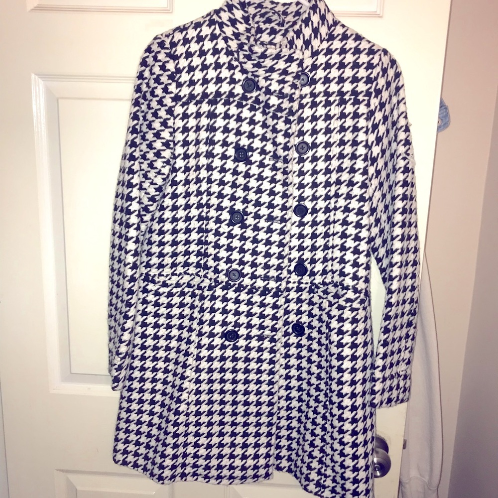 Black and While George Kids Coat